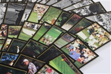 1997 Set of Grand Slam Ventures Masters Collection Golf Cards Including Tiger Woods