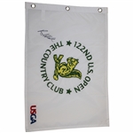 Brooks Koepka Signed 2022 US Open at The Country Club Embroidered Flag JSA ALOA