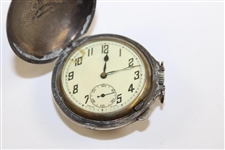 Circa 1930's Mesh Golf Ball Pocket Watch in Working Order 