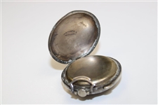 Circa 1930's Mesh Golf Ball Pocket Watch in Working Order 