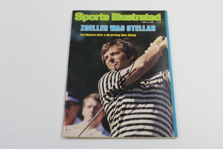 Stadler, Zoeller & Woosnam Signed Sports Illustrated Magazines JSA ALOA