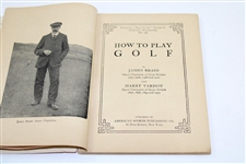 Spalding's 'How to Play Golf' Red Cover Book No. 4R by James Braid & Harry Vardon
