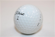 Jonathan Byrd Signed Titleist Golf Ball JSA ALOA