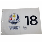 Harris English Signed 2020 Ryder Cup Flag JSA ALOA