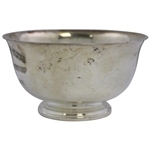 1954 Wyoming Golf Club Seniors Championship Trophy Bowl Won by G.W. Comstock