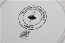 Merion Golf Club 100 Year Anniversary Plate 1896-1996