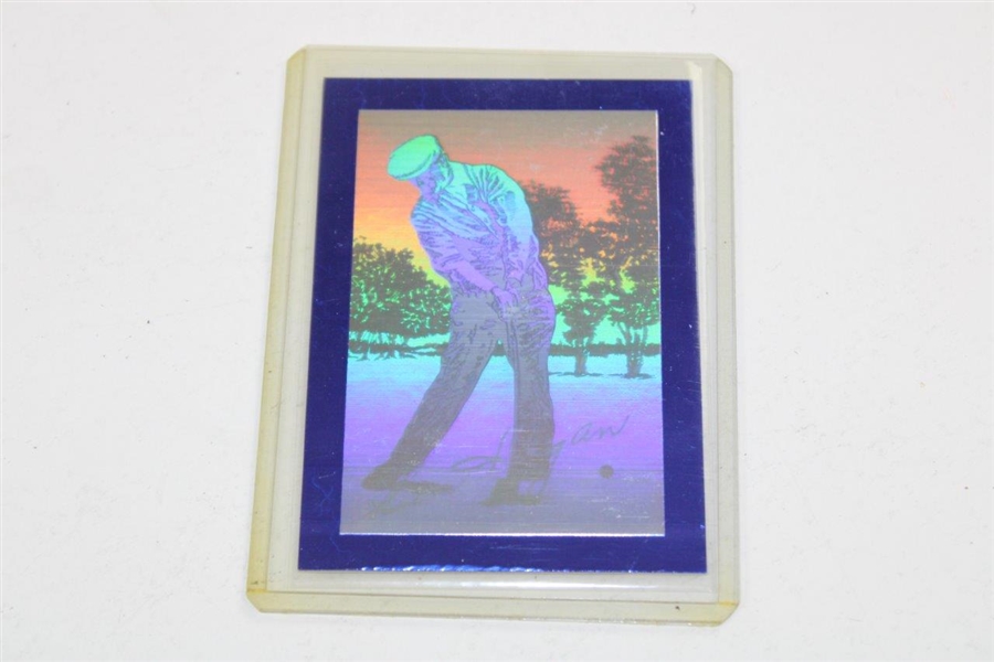 Arnold Palmer Hologram Golf Card with Two (2) Ben Hogan Hologram Golf Cards
