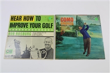 Five (5) Classic Golfer Records - Arnold Palmer, Bob Rosburg, Perry Como & more