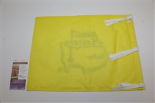 Billy Casper Signed 2008 Masters Embroidered Flag JSA ALOA