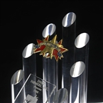 1998 Tiger Woods Florida Sports Hall of Fame People's Choice Award Professional Male Athlete of the Year Trophy