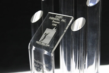 1998 Tiger Woods Florida Sports Hall of Fame People's Choice Award Professional Male Athlete of the Year Trophy