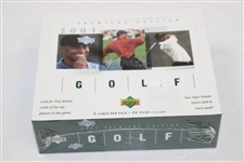 Unopened 2001 Upper Deck Premier Edition Golf Card Box - Green