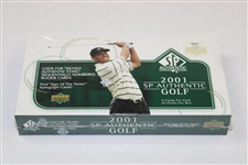 2001 Upper Deck Unopened SP Authentic Green Golf Card Box Set - 4 Cards/Pk - 24 Packs - 915750 - Sealed