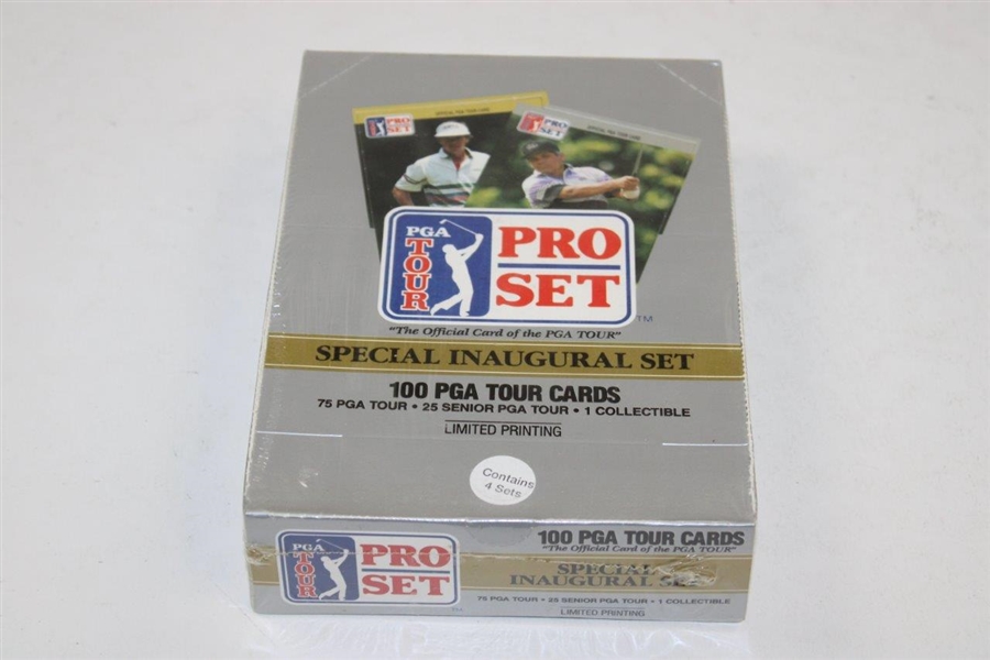Unopened 1990 Special Inaugural Set PGA Tour Pro-Set Golf Cards - Sealed