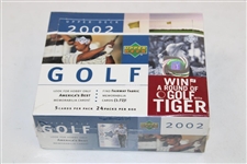 2002 Upper Deck Unopened Golf Card Box Set - 5 Cards/Pk - 24 Packs - US0000697833 - Sealed