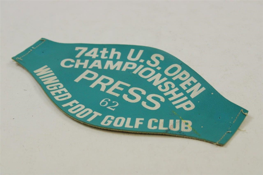 1974 US Open at Winged Foot Golf Club Press Arm Band #62