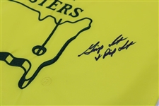 John Daly Signed 2022 Masters Embroidered Flag w/'Grip It & Rip It' JSA ALOA