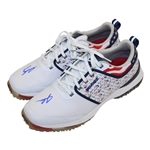 John Daly's Signed Personal Sqairz 'American Flag Guitars' Golf Shoes - Size 12 JSA ALOA