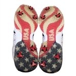 John Daly's Signed Personal Sqairz 'American Flag Guitars' Golf Shoes - Size 12 JSA ALOA