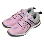 John Daly's Signed Personal Sqairz Pink 'Cancer Awareness Ribbon' Golf Shoes - Size 12 JSA ALOA