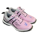 John Daly's Signed Personal Sqairz Pink 'Cancer Awareness Ribbon' Golf Shoes - Size 12 JSA ALOA