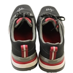John Daly's Signed Personal Sqairz 'Black with Red & White' Golf Shoes - Size 12 JSA ALOA