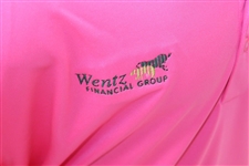 John Daly Signed Personal Match Worn 'Pink' Golf Shirt with Sponsors - 3XL JSA ALOA