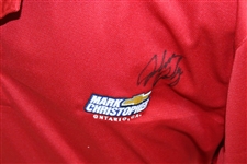 John Daly Signed Personal Match Worn 'Red' Golf Shirt with Sponsors - 3XL JSA ALOA