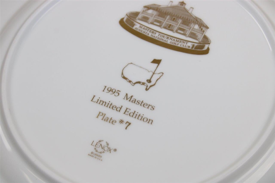 1995 Masters Tournament Lenox Commemorative Member Plate #7 
