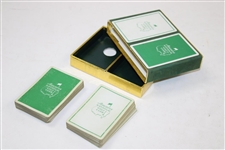 Augusta National Golf Club Green/White Playing Cards in Original Box