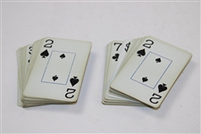 Augusta National Golf Club Green/White Playing Cards in Original Box