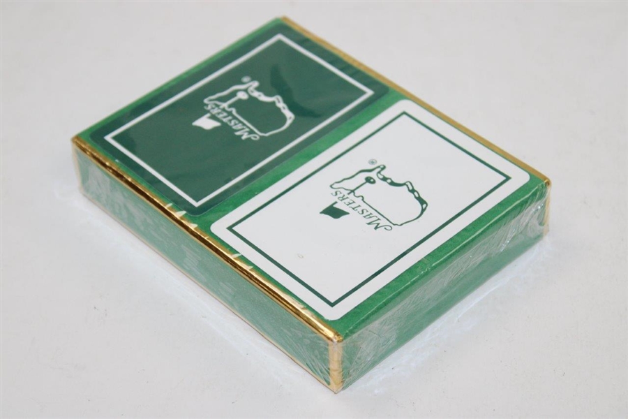 The Masters Tournament Logo Green/White Playing Cards in Original Box