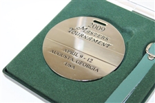 2009 Masters Tournament Bag Tag in Original Case