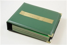 Champions of Golf 'The Masters Collection' Foil Golf Card Set in Album with Cert 1934-1992