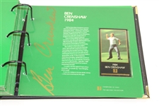 Champions of Golf 'The Masters Collection' Foil Golf Card Set in Album with Cert 1934-1992