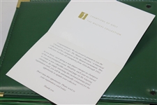 Champions of Golf 'The Masters Collection' Foil Golf Card Set in Album with Cert 1934-1992