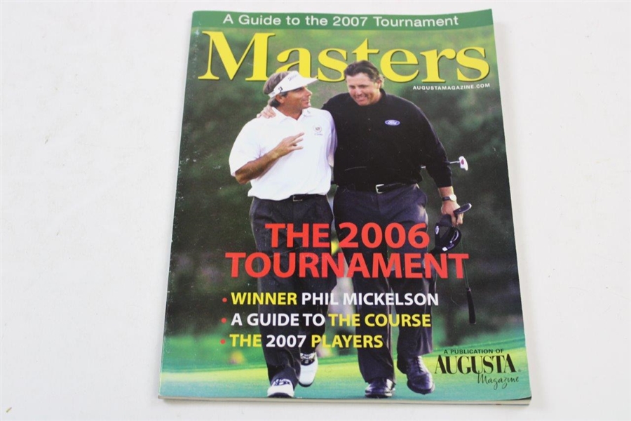 Augusta Magazine 'Guide to the Masters' Magazines - 2007, 2008 & 2010