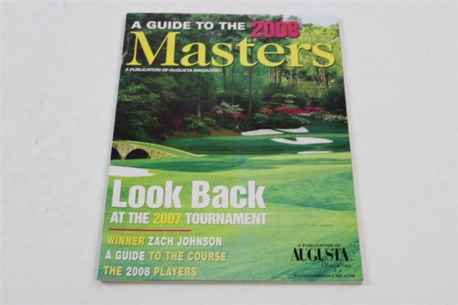 Augusta Magazine 'Guide to the Masters' Magazines - 2007, 2008 & 2010