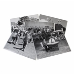 Five (5) Various 11x14 Presentation Photos - Jones, Eisenhower, Snead & others