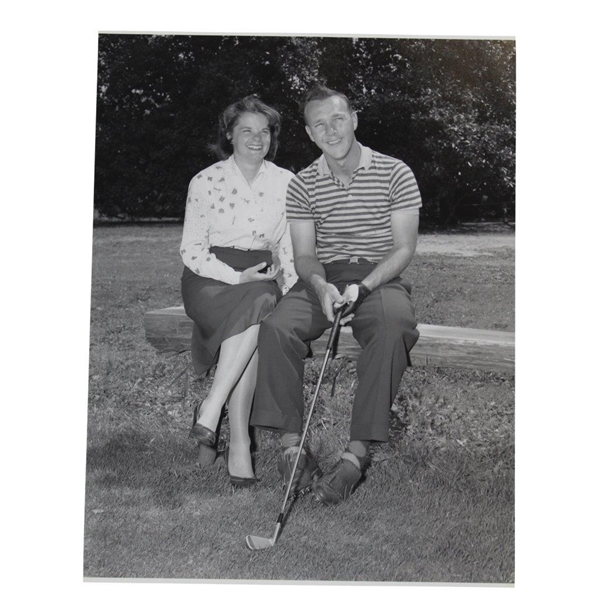 Four (4) Various 11x14 Presentation Photos of Arnold Palmer with Winnie & others