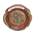 1915 US Women’s Amateur at Onwentsia GC Contestant Badge
