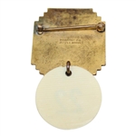 1933 USGA National Public Links Championship Contestant Badge with Player Tag