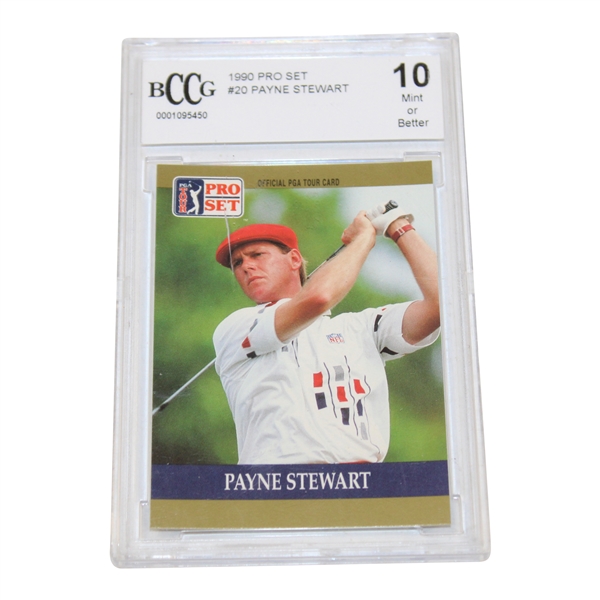 Payne Stewart 1990 Pro-Set Golf Card Graded 10 Mint or Better Beckett