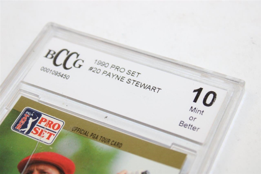 Payne Stewart 1990 Pro-Set Golf Card Graded 10 Mint or Better Beckett
