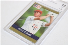 Payne Stewart 1990 Pro-Set Golf Card Graded 10 Mint or Better Beckett