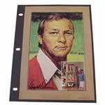 Arnold Palmer Signed Magazine page – Norman Rockwell Image w/JSA ALOA