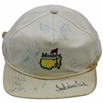 Payne Stewart & others Signed Classic Masters Logo Hat JSA ALOA