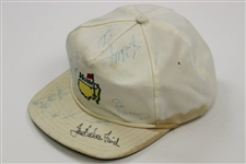 Payne Stewart & others Signed Classic Masters Logo Hat JSA ALOA