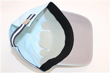 Augusta National Golf Club Members Only Lt Blue w/Navy Circle Logo Hat - New with Tags
