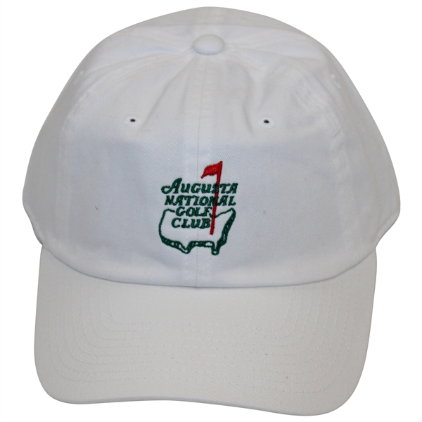 Augusta National Golf Club Members Only White w/Green Logo Hat - New with Tags